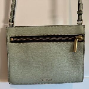 Kate Spade Saturday Cross Body Clutch Bag Mint Green